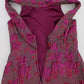 Elegant Floral Brocade Silk Gown