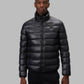 Sleek Black Goose Down Padded Jacket