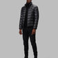 Sleek Black Goose Down Padded Jacket