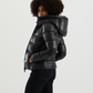 Black Nylon Women Jacket