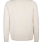 White Wool Men Sweater