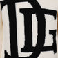 White Wool Men Sweater
