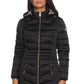 Black Polyester Women Jacket
