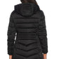 Black Polyester Women Jacket