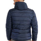 Blue Nylon Men Jacket