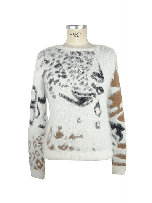 White Poliammide Women Sweater