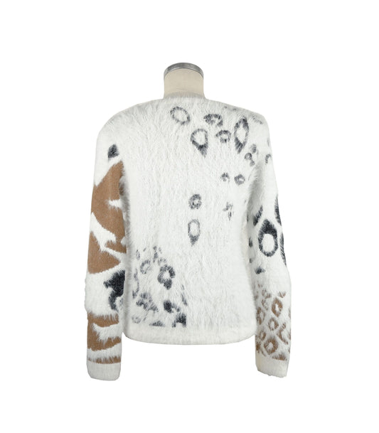 White Poliammide Women Sweater