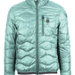 Light Blue Nylon Men Jacket