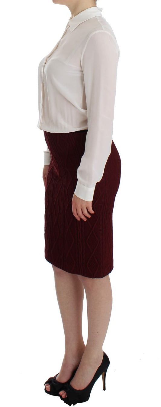 Elegant Silk Blend Shirt Dress