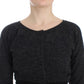 Chic Cropped Alpaca Wool Sweater