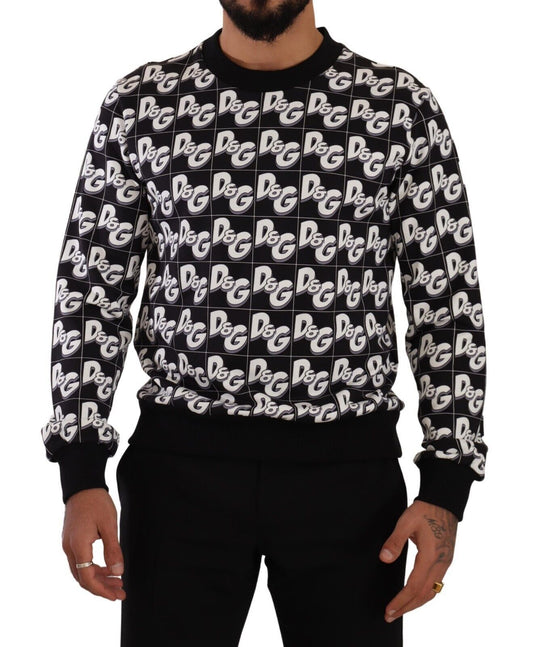 Elegant Monochrome Crewneck Sweater