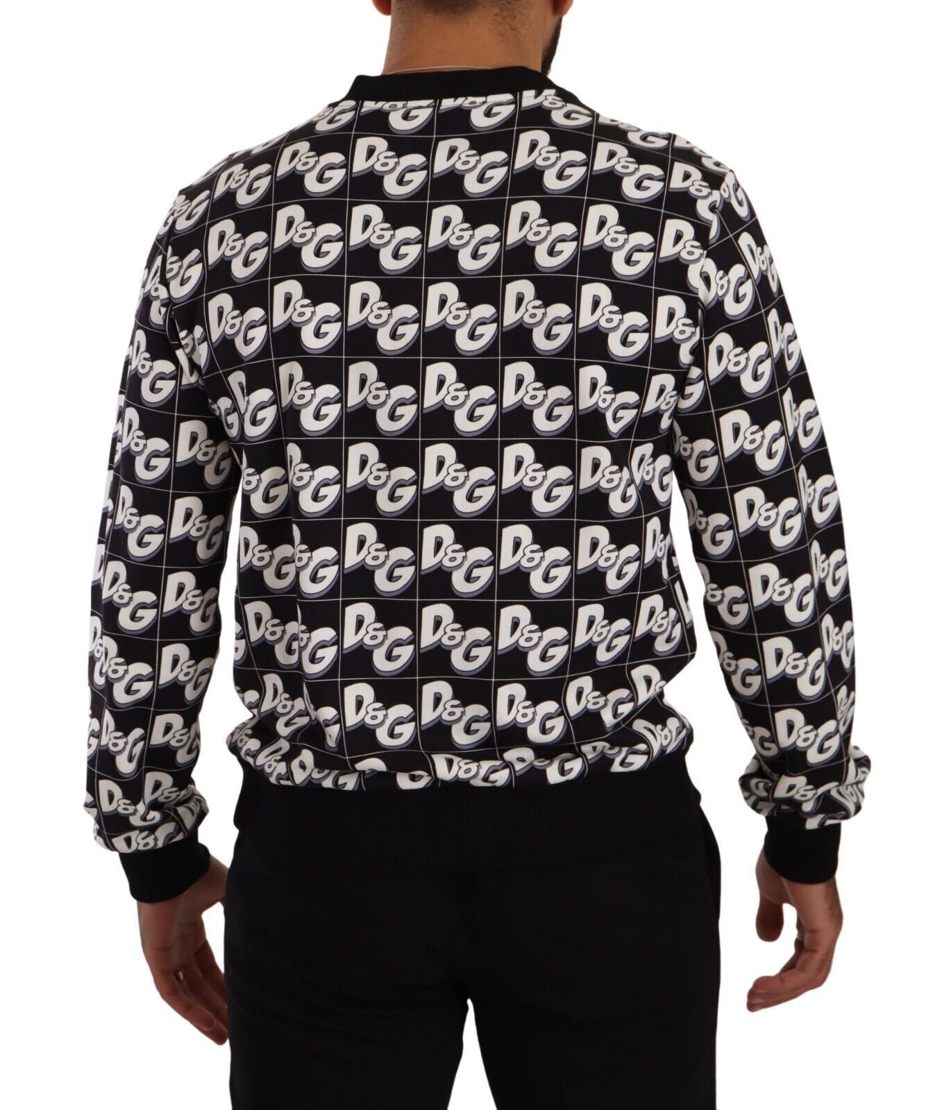 Elegant Monochrome Crewneck Sweater