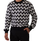 Elegant Monochrome Crewneck Sweater