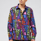 Multicolor Cotton Men Shirt