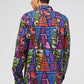 Multicolor Cotton Men Shirt