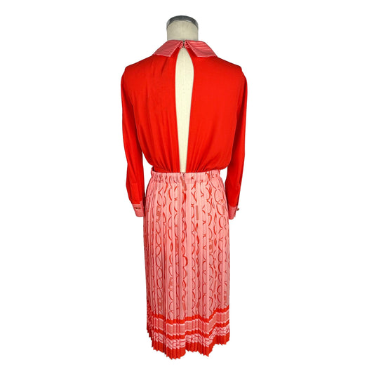 Red Polyester Women Dress