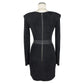 Black Wool Women Dress