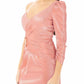 Pink Cotton Women Dress