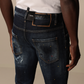 Blue Cotton Men Jean
