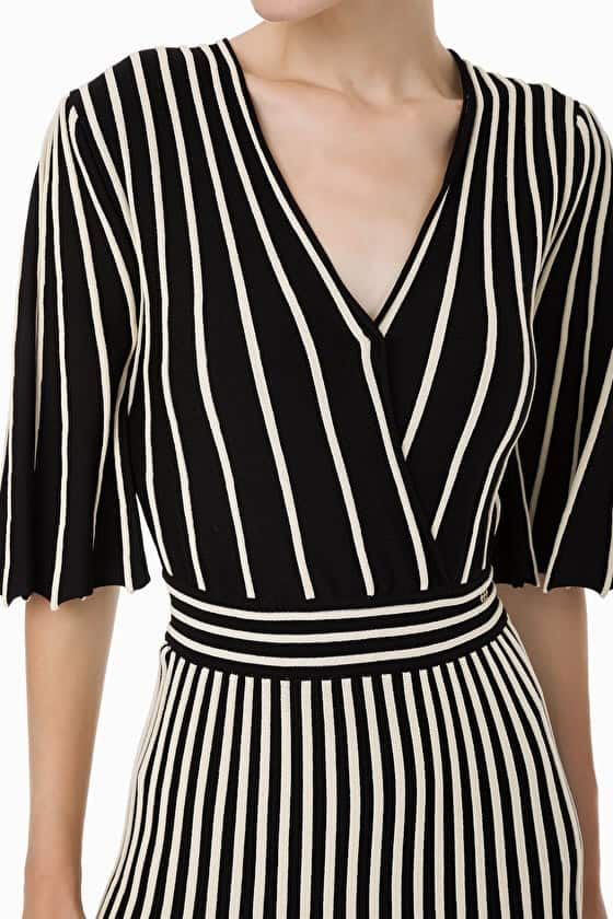 Black Viscose Women Dress