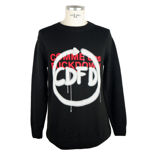 Black Acrylic Men Sweater