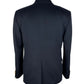 Blue Virgin Wool Men Blazer