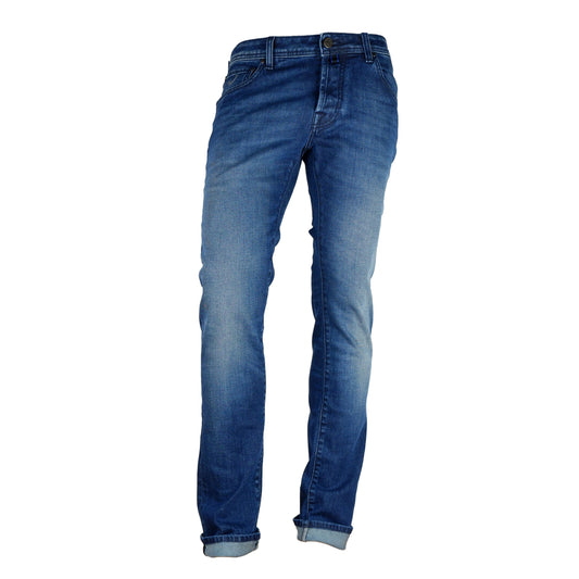 Blue Cotton Men's Jean