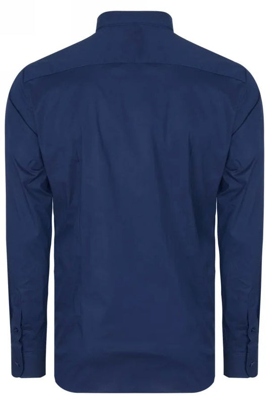 Blue Cotton Men's Shirt