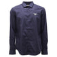 Dark Blue Cotton Men Shirt