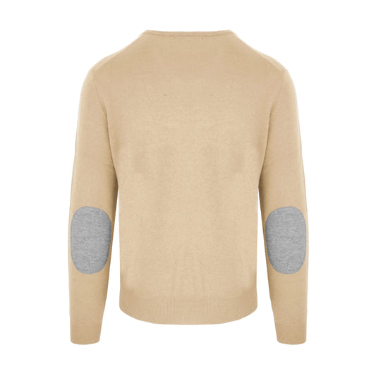 Beige Cashmere Men Sweater