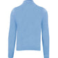 Ice Blue Cashmere Men Sweater