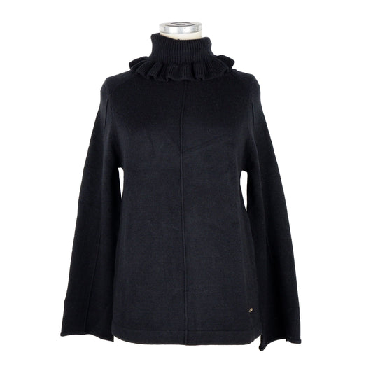 Black Acrylic Women Sweater