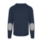 Blue Wool Men Sweater
