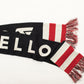 Blue Acrylic Men Scarf