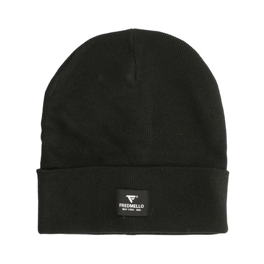 Black Acrylic Men Cap