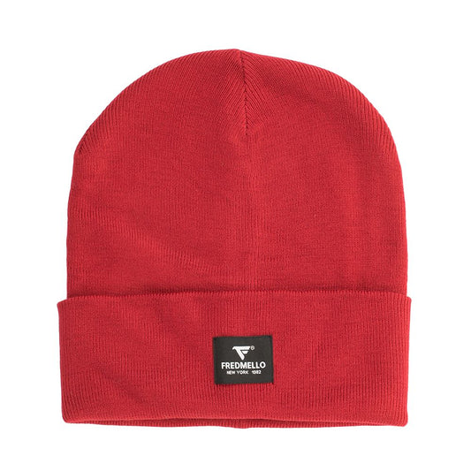 Red Acrylic Men Cap