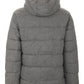 Gray Polyester Men Jacket