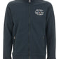Blue Cotton Men Sweater