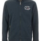 Blue Cotton Men Sweater