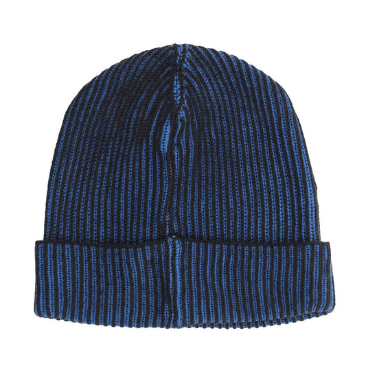 Blue Acrylic Men Cap