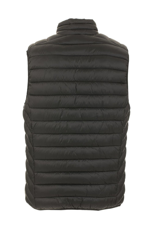 Black Polyamide Men's Quilted Jacket
