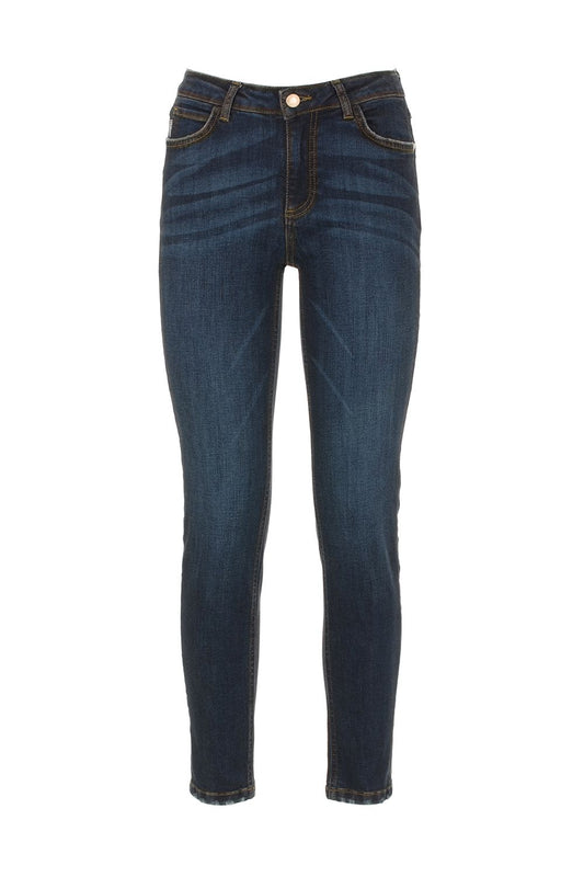 Blue Cotton Women's Jeans