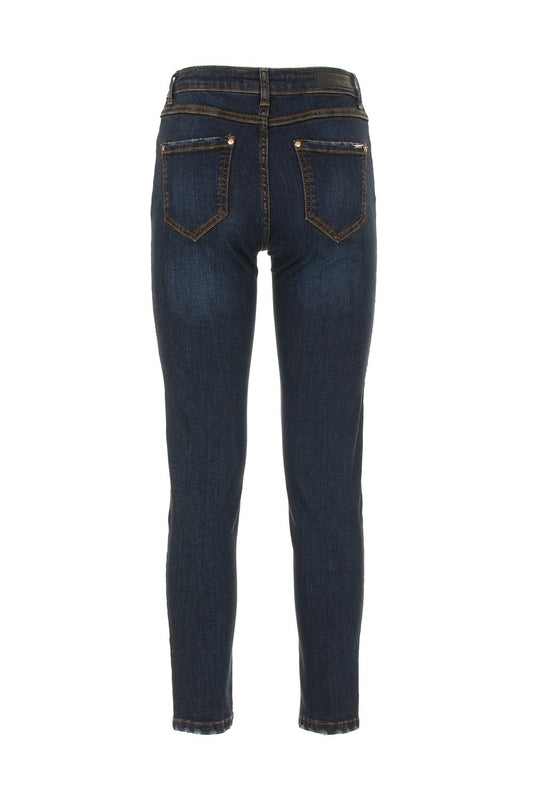 Blue Cotton Women's Jeans