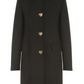 Black Wool Women Coat