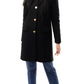 Black Wool Women Coat