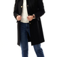 Black Wool Women Coat