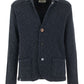 Chic Cotton Blend Men's Jacket with Button Closure