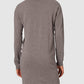 Chic Wool-Blend Logo Dress in Gray