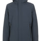 Blue Polyester Men Jacket