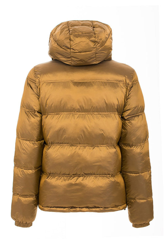 Yellow Polyamide Men Jacket